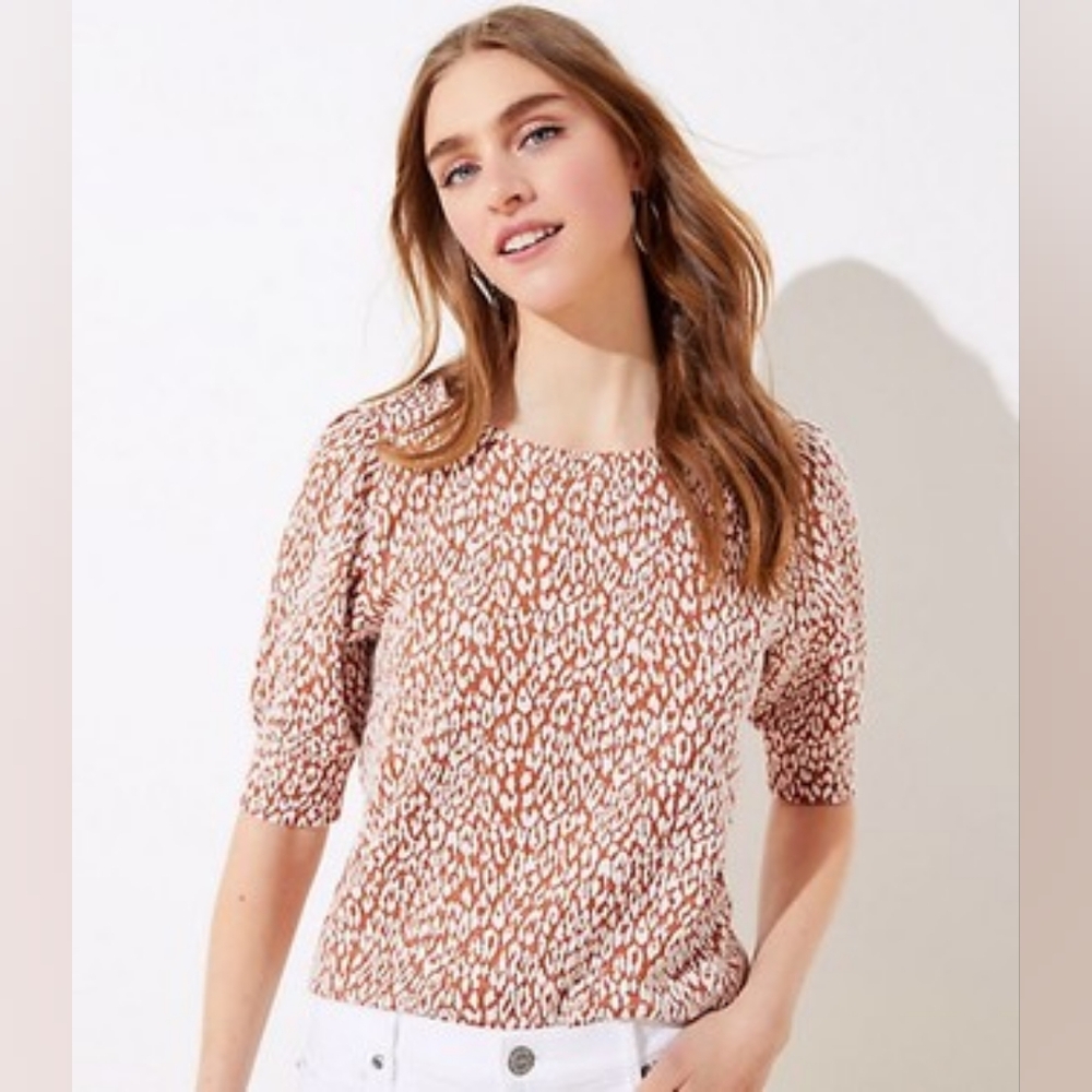 Loft Animal Print Sweater